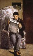Paul Cezanne, in reading the artist's father